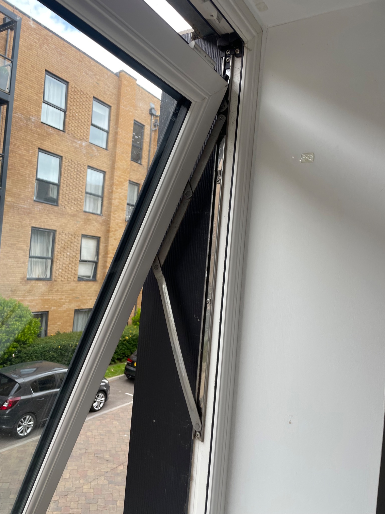 Tilt and turn window mechanism repair by Hopkins Security
